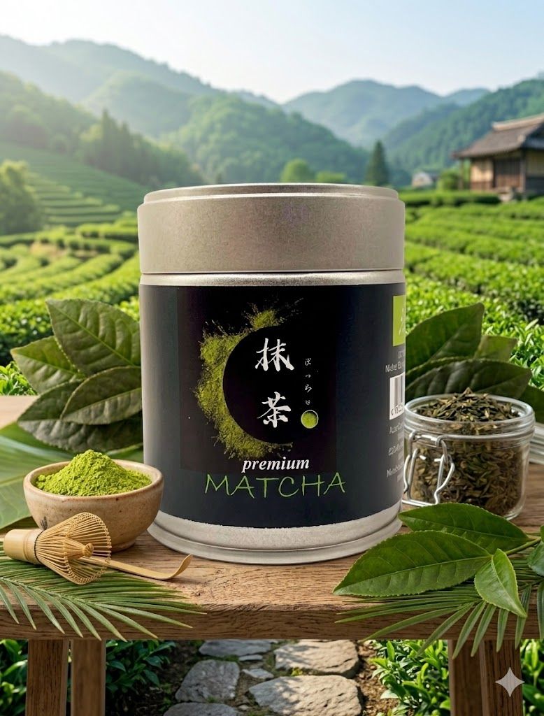 Japanischer Matcha - Ceremonial Grade UJI - 30 g Dose - Bio - gemahlen