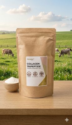 Collagen Hydrolysat - Tripeptid - 300g/800g/2kg - Gute Löslichkeit - geschmacksneutral - ohne Zusätze - aus dem Rind - hohe Bioverfügbarkeit - 1 Teelöffel pro Tag (2,5g)