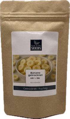 Getrocknete Bio-Bananen, ohne Zuckerzusatz, 300 g aus Peru, ohne Zusatzstoffen und Rohkostqualität