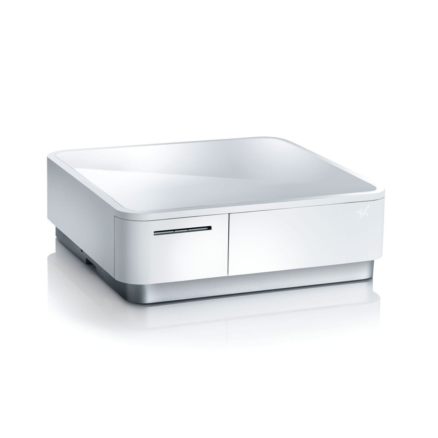 Star mPOP10CI PRINTER.Combined cash drawer and 2"printer, White,USB-C with “Data & Charge” for iOS