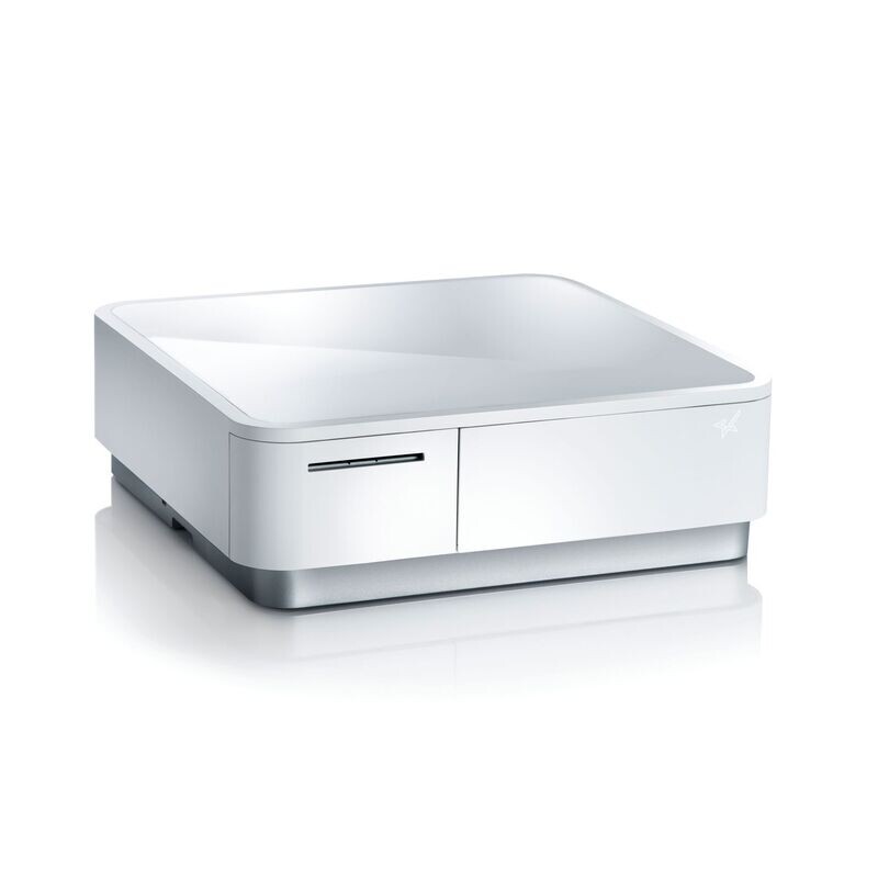 Star mPOP10CI PRINTER.Combined cash drawer and 2"printer, White,USB-C with “Data & Charge” for iOS