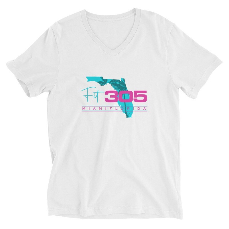 Unisex Short Sleeve V-Neck T-Shirt