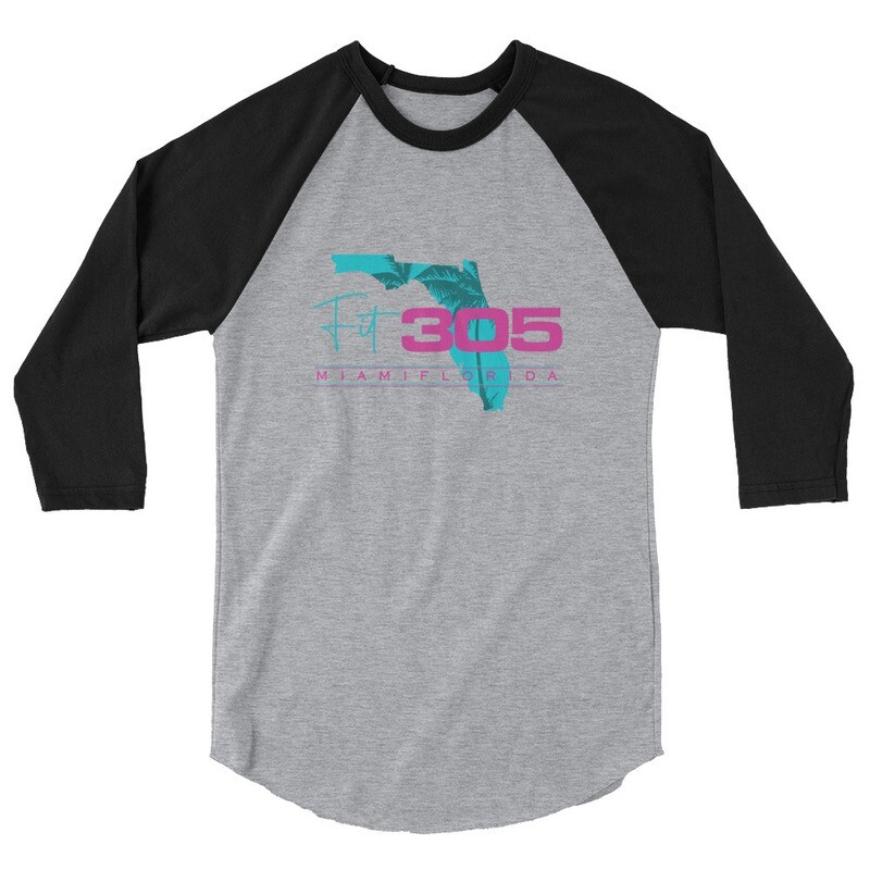 Unisex 3/4 Length Baseball tee