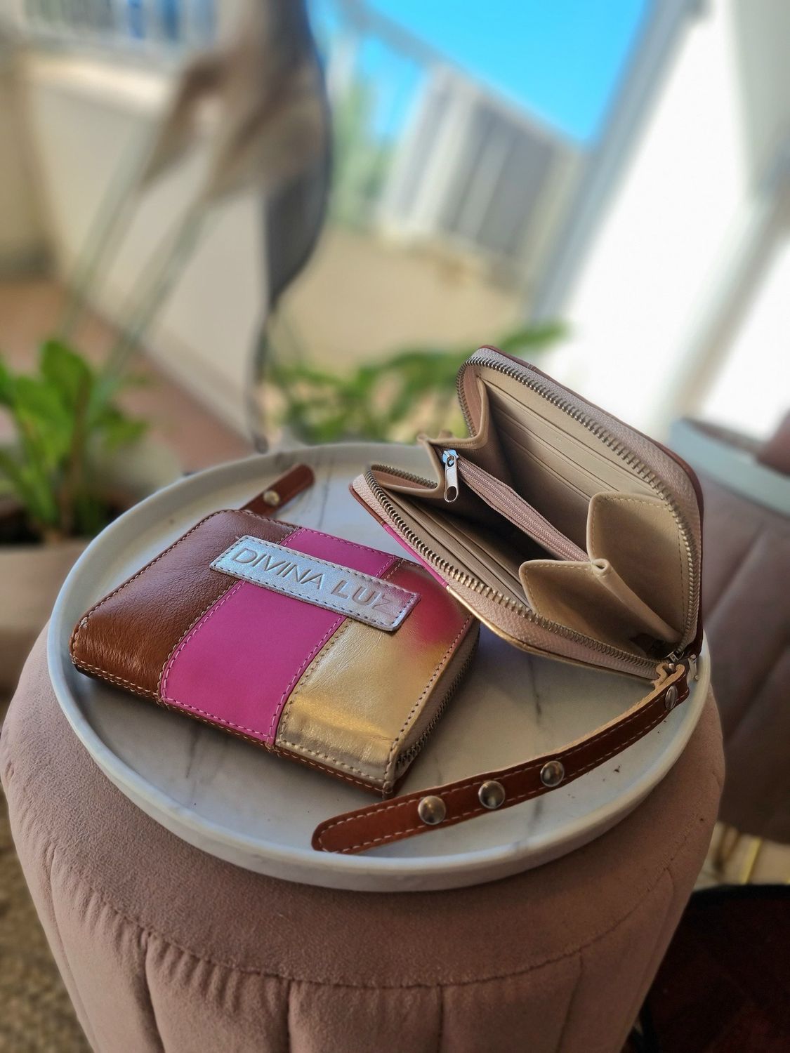 Bille chill mini - fucsia / plateado