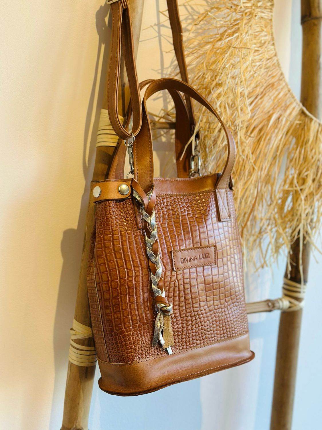 Matera sur crocco con correa - Camel