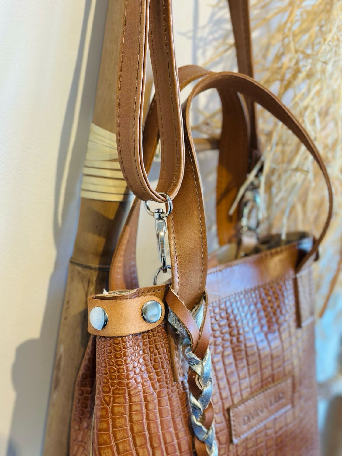 Matera sur crocco con correa - Camel