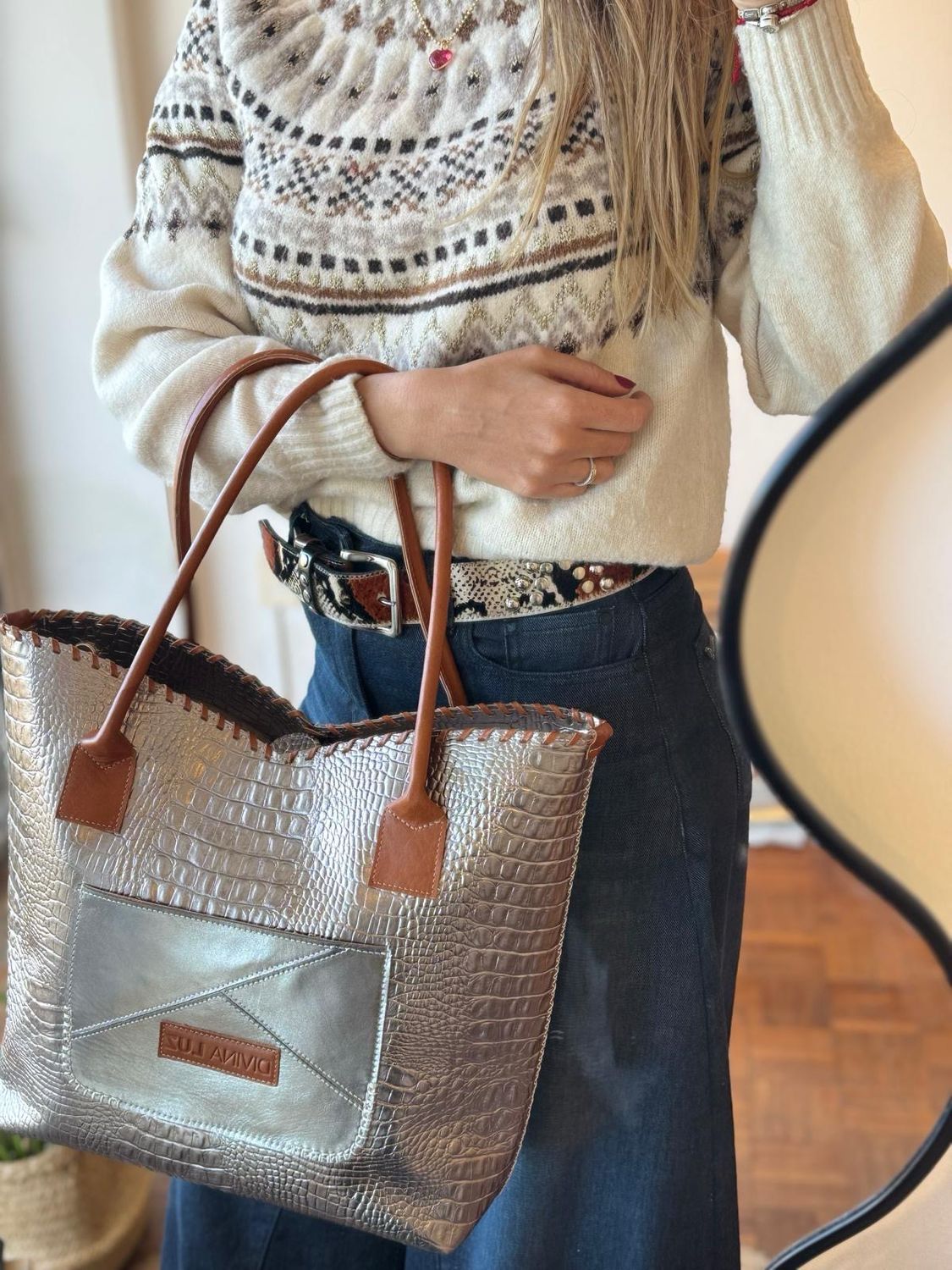 Bolso Vogue - Plata