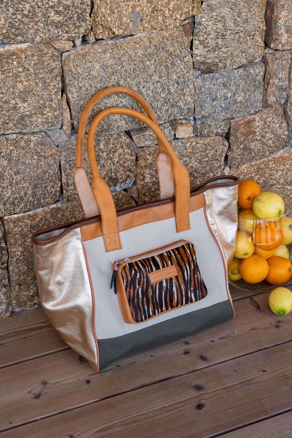 Bolso Finde - Dorado