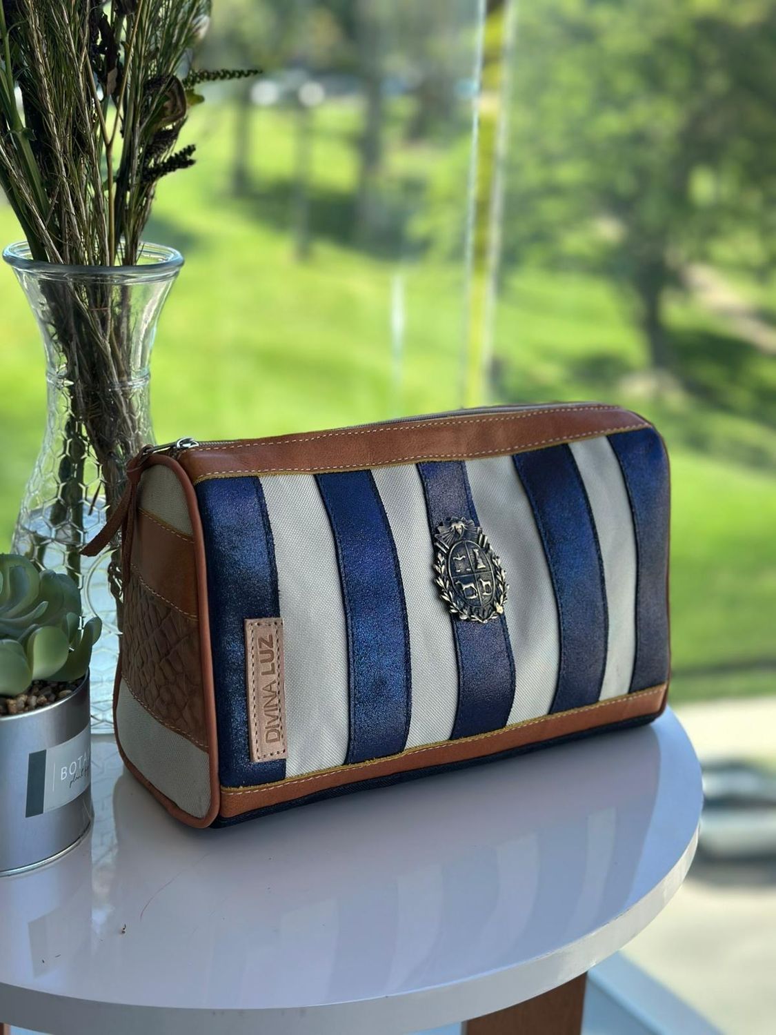 Necessaire Stripes Oriental - Azul