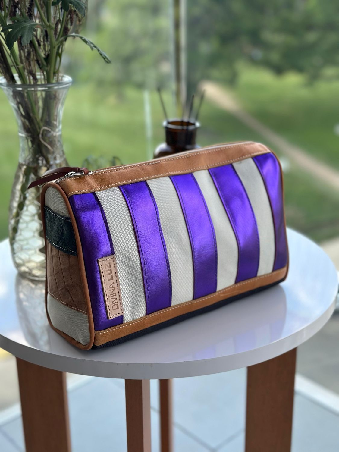 Necessaire Stripes - Morado