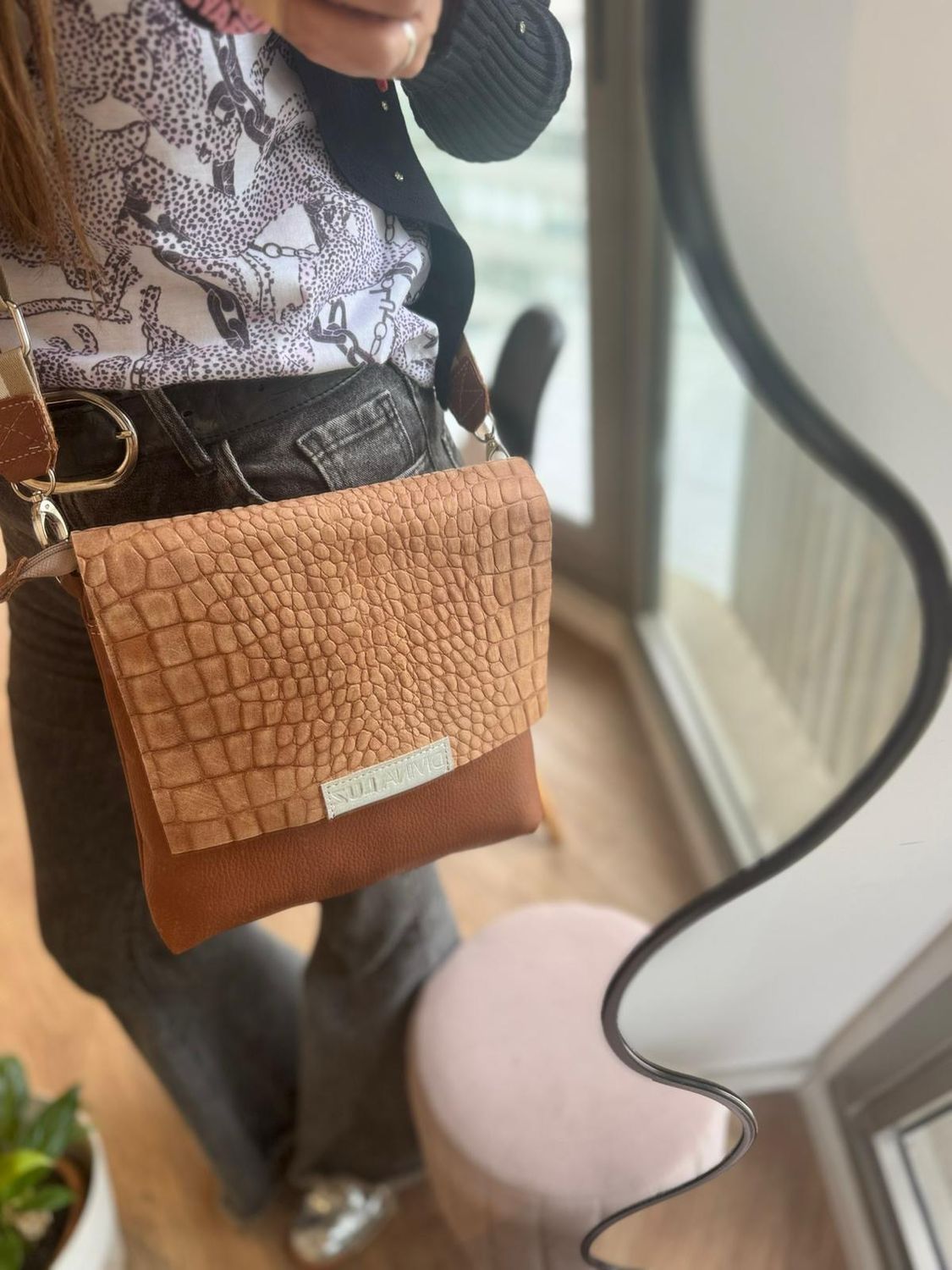 Bandolera Bali - Camel