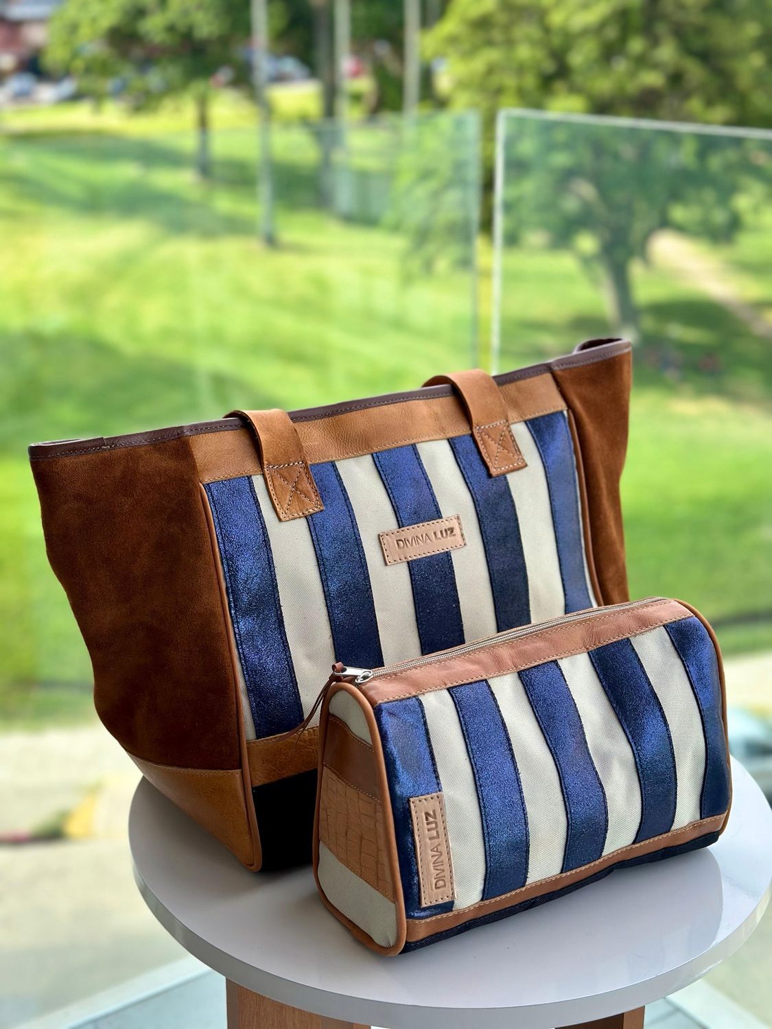 Necessaire Stripes - Azul