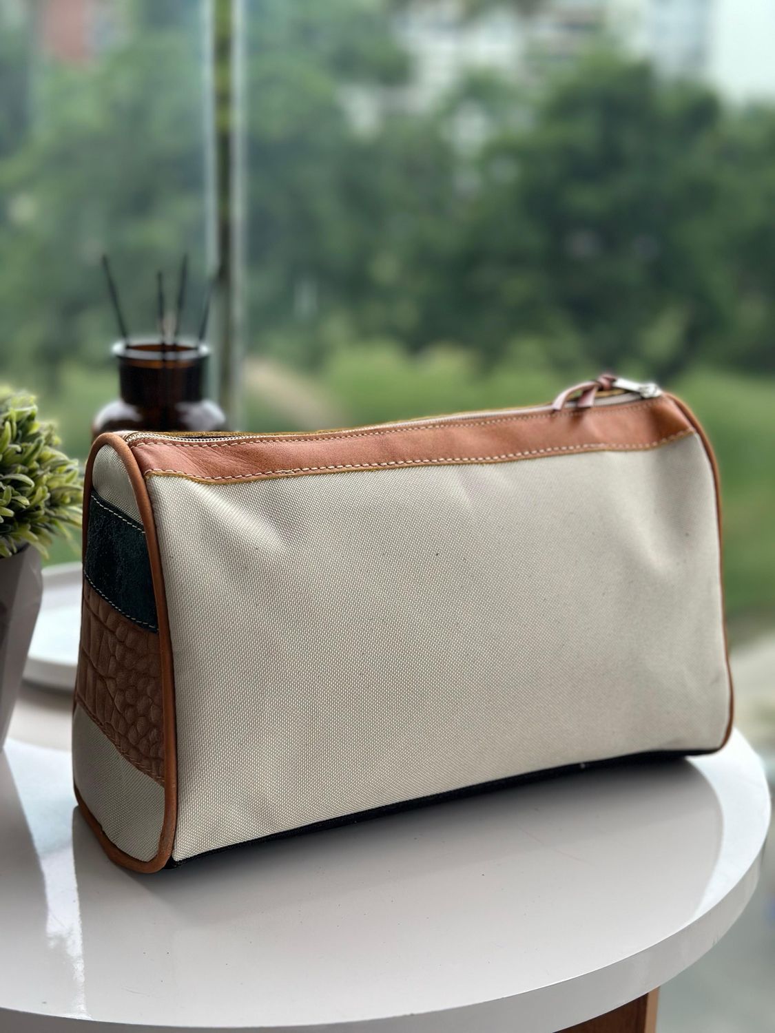 Necessaire Stripes - Camel