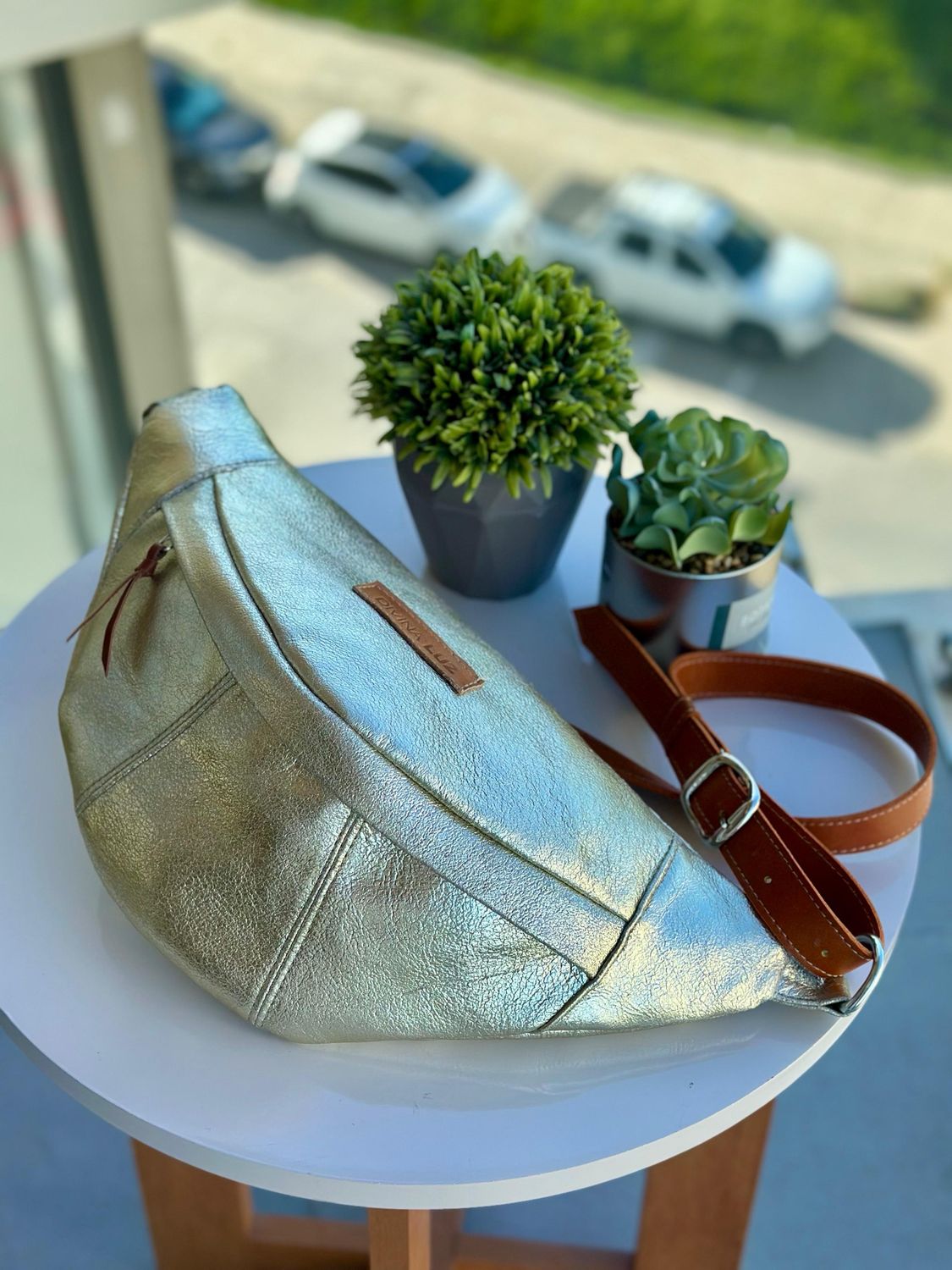 Riñonera XL - Dorada