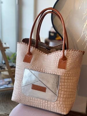 Bolso Vogue - Beige (con detalle)