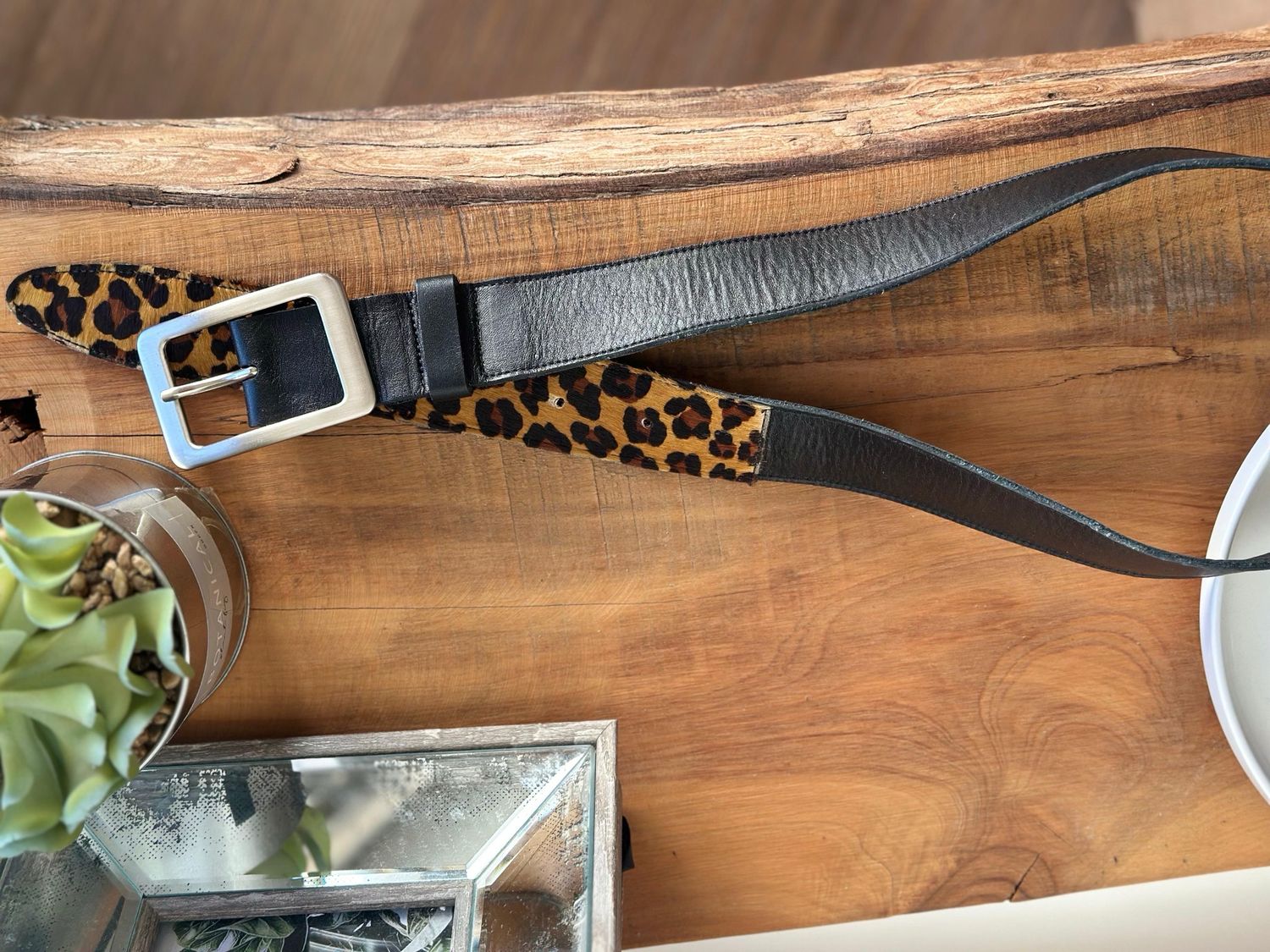 Cinto negro/print - T90