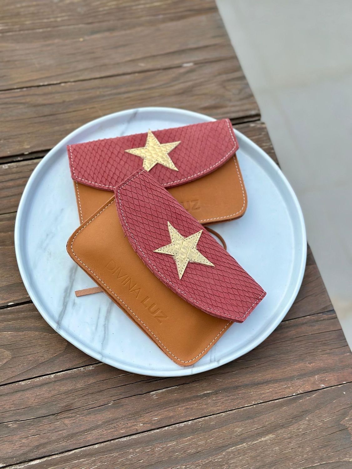 Bille Star - Fucsia / Camel