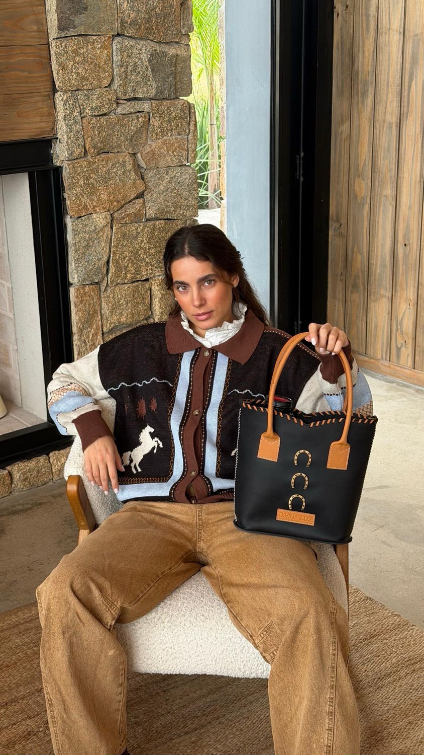 Saco Horse - Negro