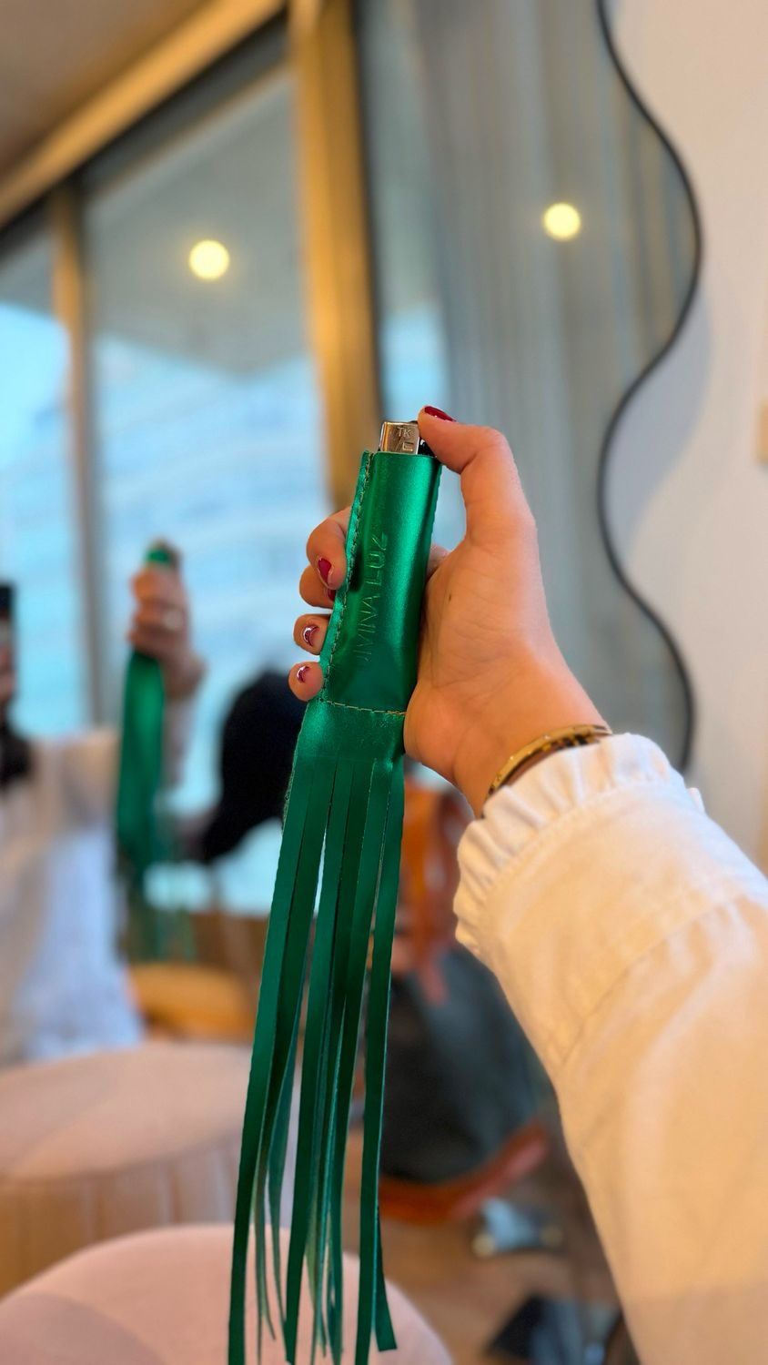 Porta encendedor - Verde