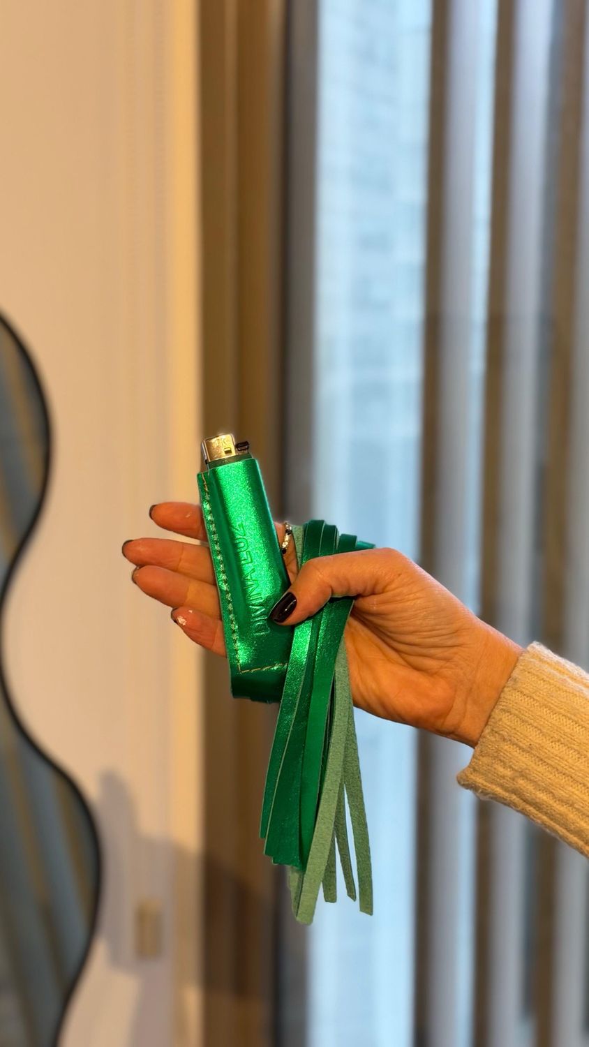 Porta encendedor - Verde