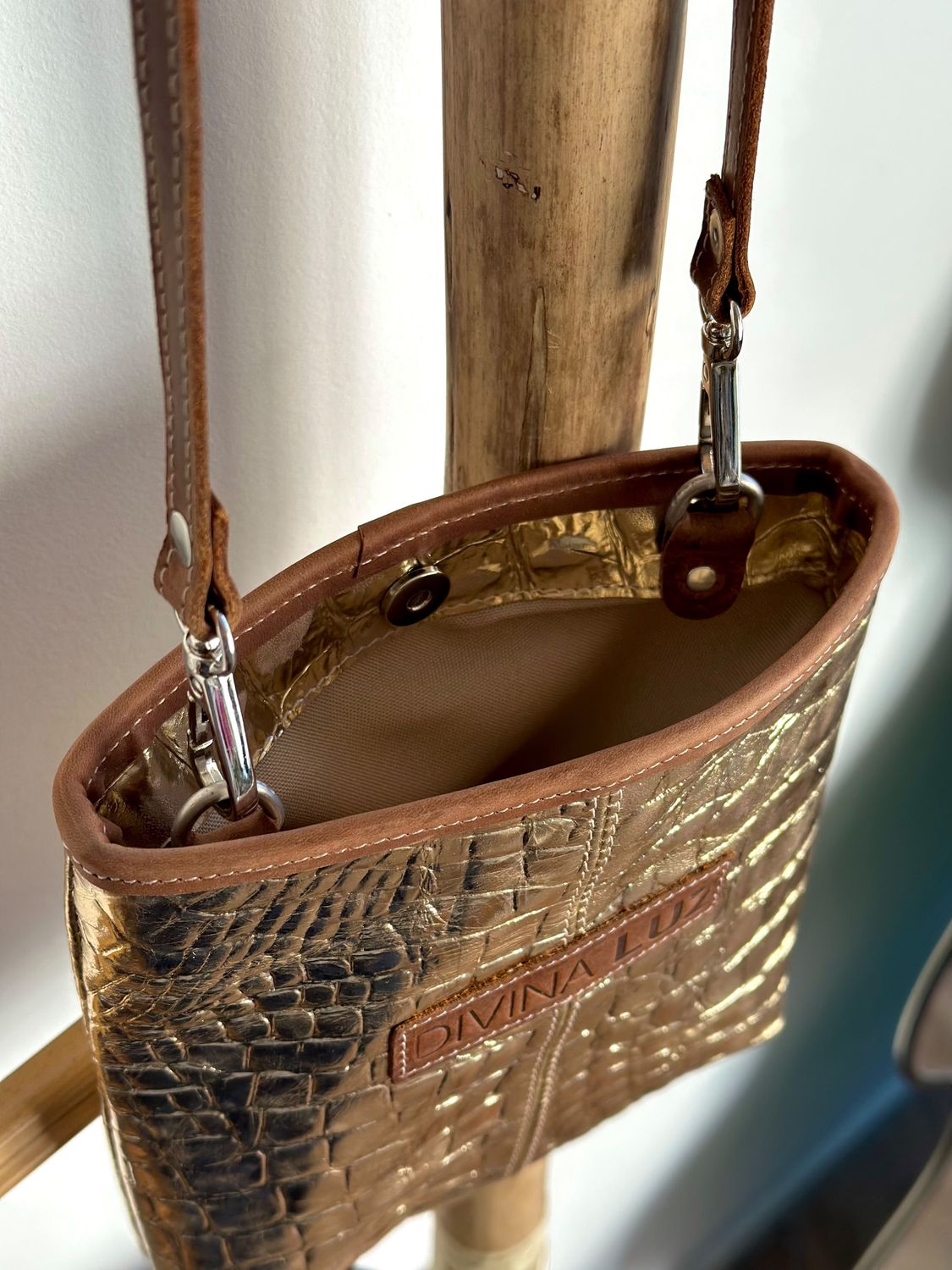 Cel Bag Crocco - Dorado