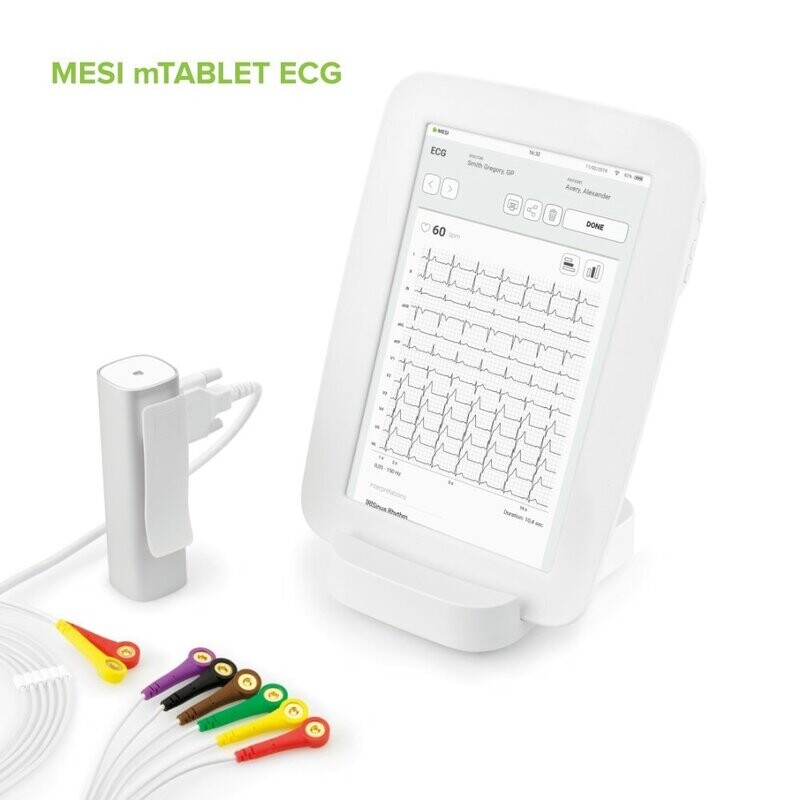 MESI mTABLET ECG Digitales 12-Kanal-EKG