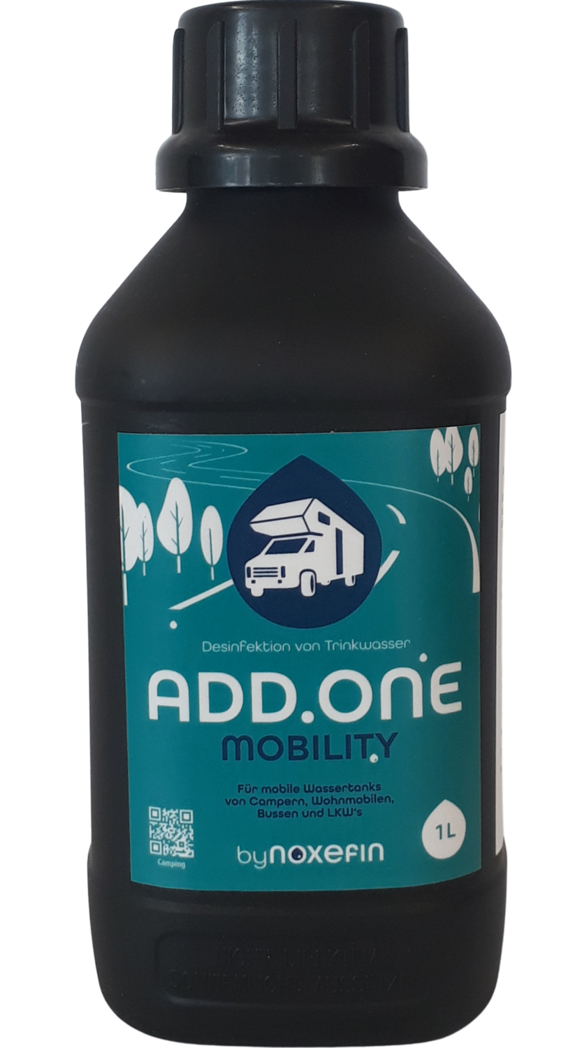 ADD.ONE® - Wasseraufbereitungsstoff zur Desinfektion von Trinkwasser 1 Liter