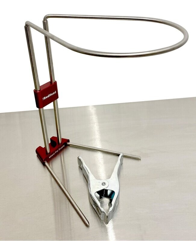 Red Head Stand with Clamp