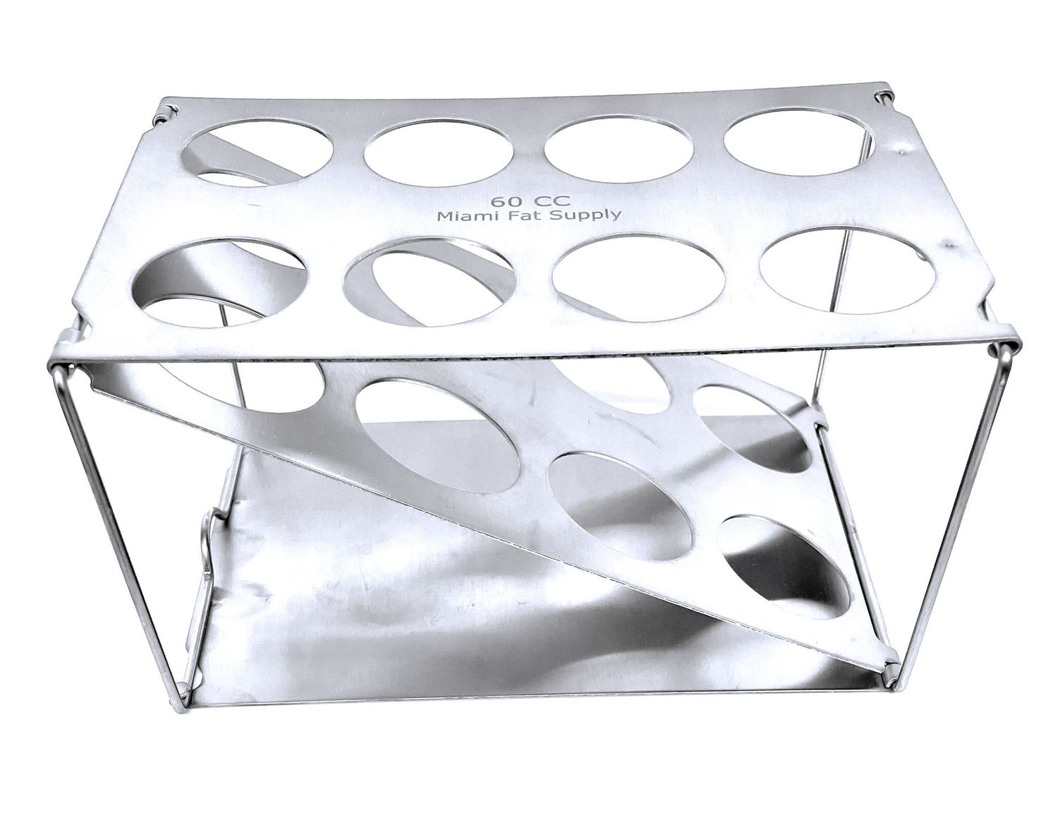 Collapsible Syringe Rack for 60cc Monoject Toomey