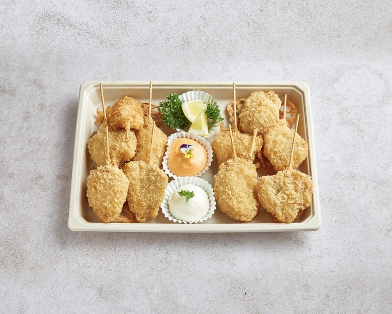 Snapper Fry Kushi with Japanese Mayo