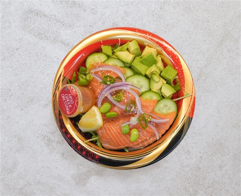 Salmon Sashimi Salad