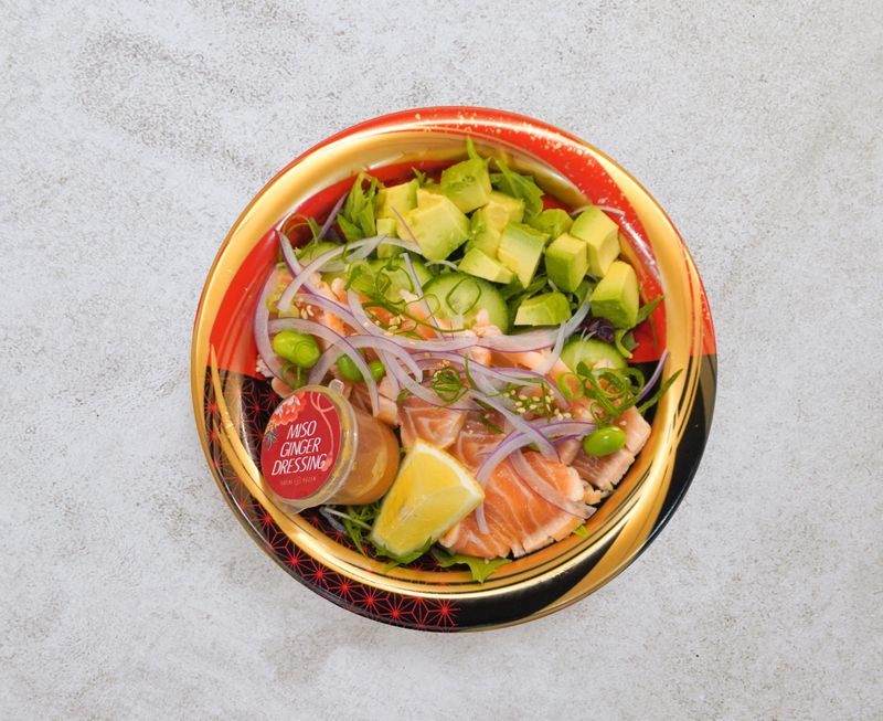Salmon Tataki Salad