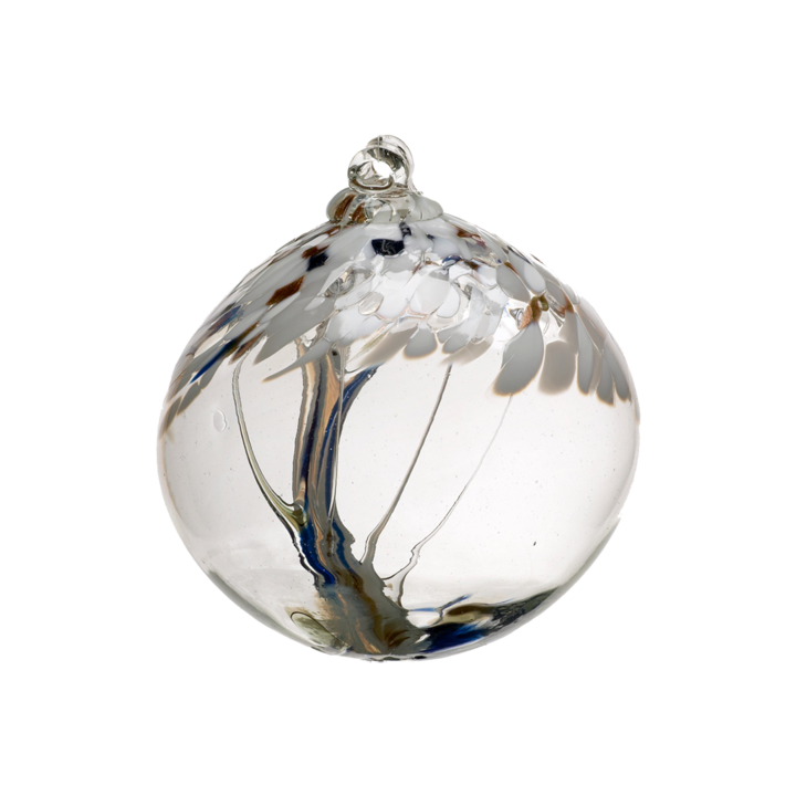 6" Glass Orb Tree of Peace
