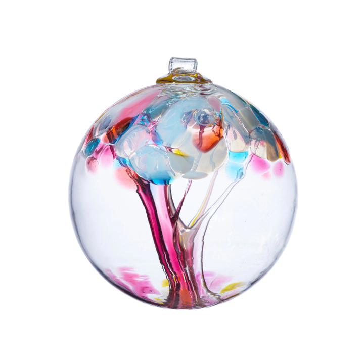 6" Glass Orb Tree of Memories