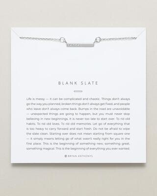 Blank Slate Silver