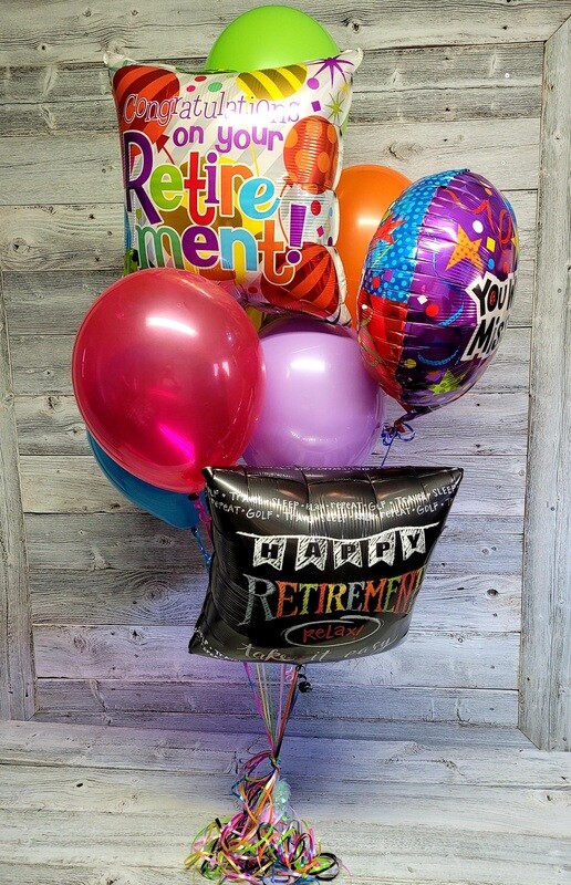 Happy Retirement Balloon Bouquet