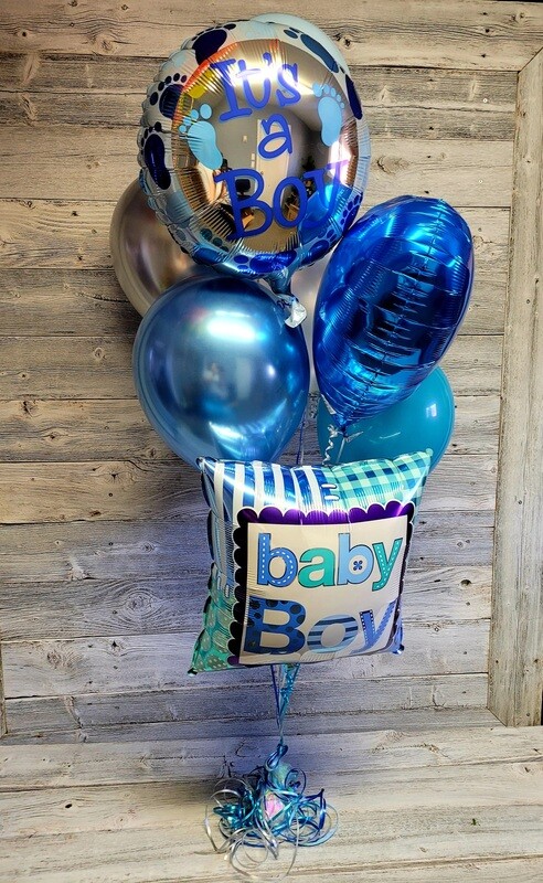 Baby Boy Balloon Bouquet