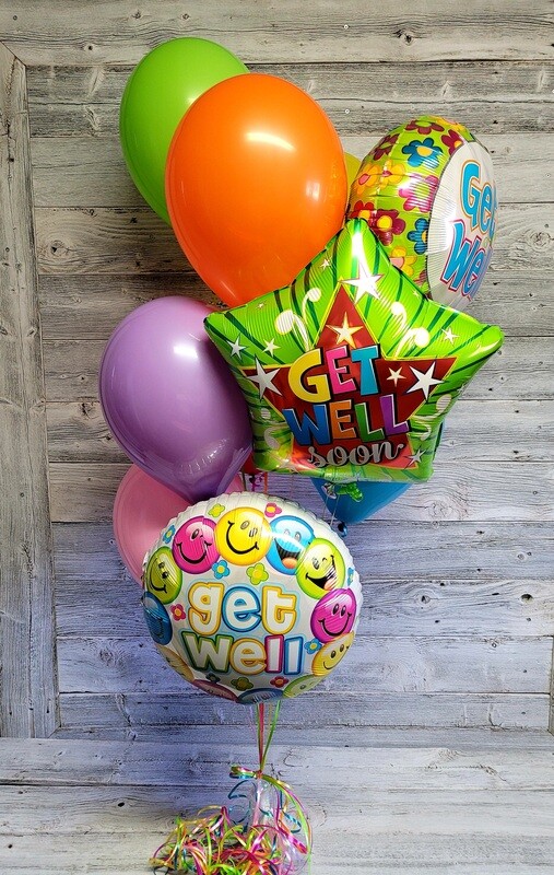 Get Well Soon Balloon Bouquet