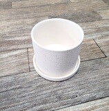 5" White Easton Pot