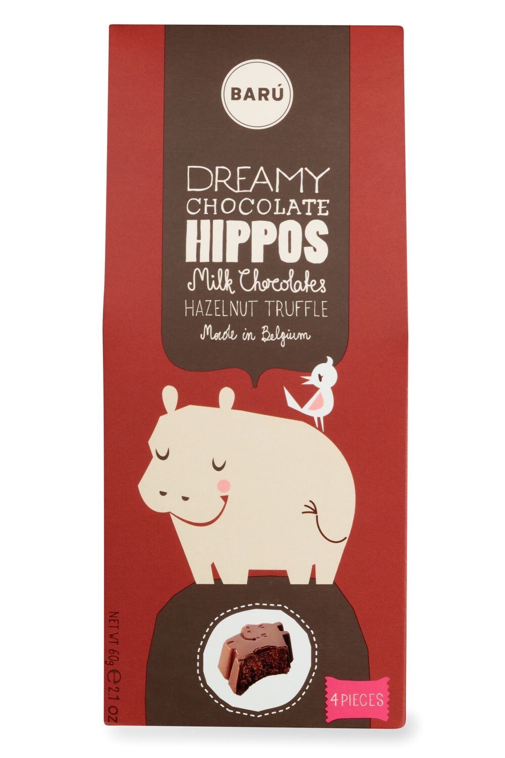Baru Hazelnut Truffle Hippos
