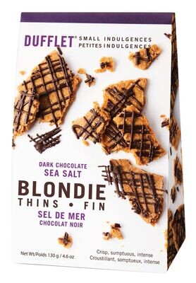 Dufflet Dark Chocolate Sea Salt Blondie Thins