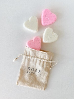 Bath Bomb Hearts Bag