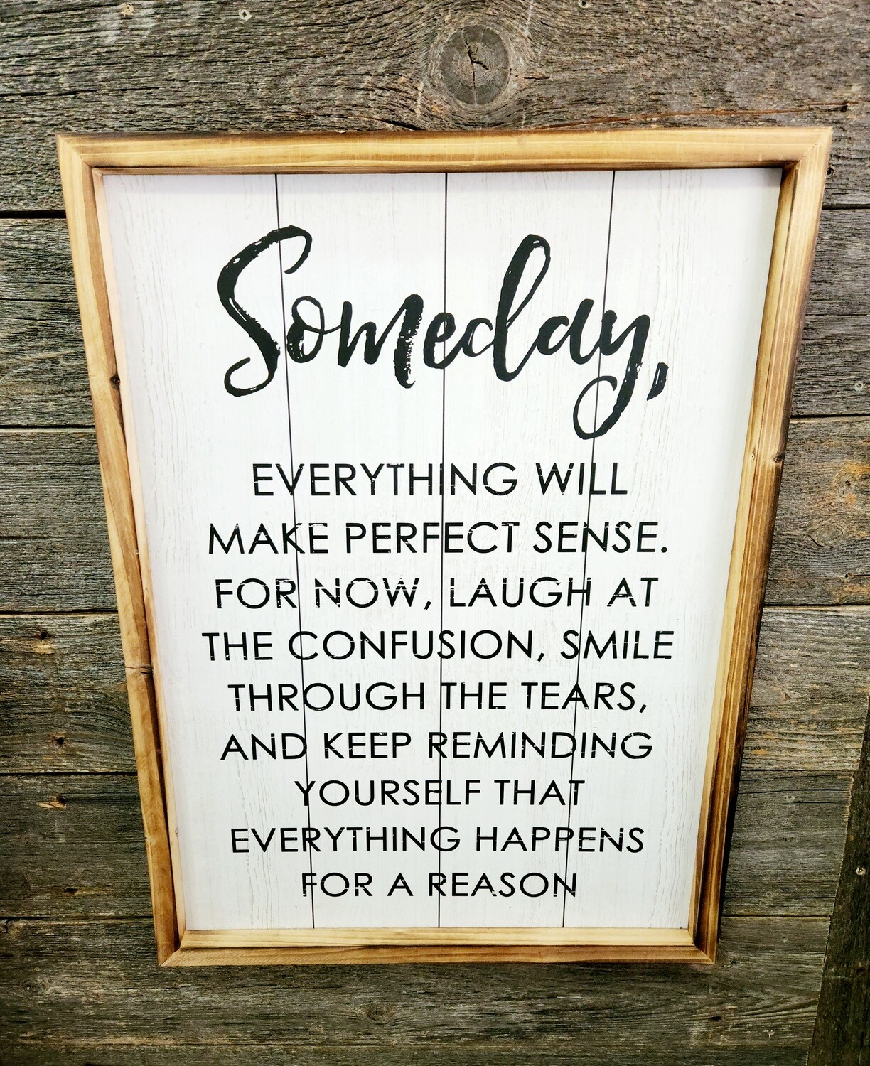 Someday Wall Sign