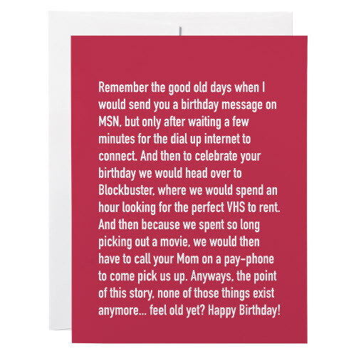 Chatty Birthday