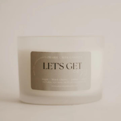 16oz Let's Get Cozy Wood Wick Candle
