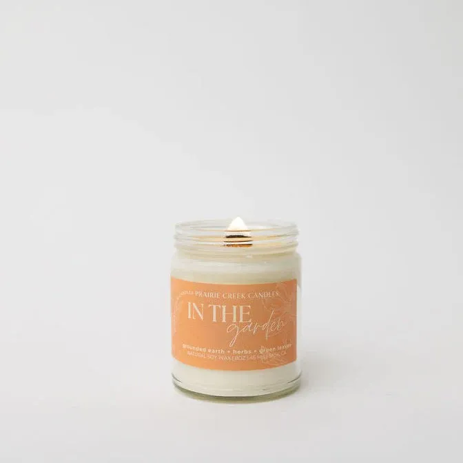 8oz In The Garden Wood Wick Candle