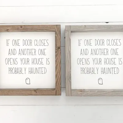 Your House Is Probably Haunted - White Grey