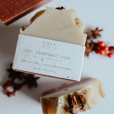 Cozy Cranberry Bar Soap