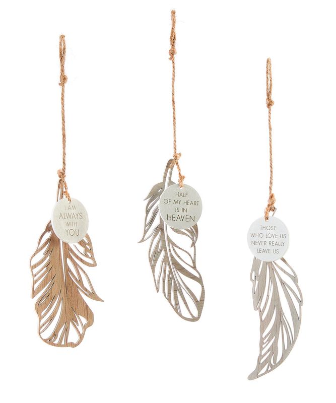 Memorial Feather Ornaments
