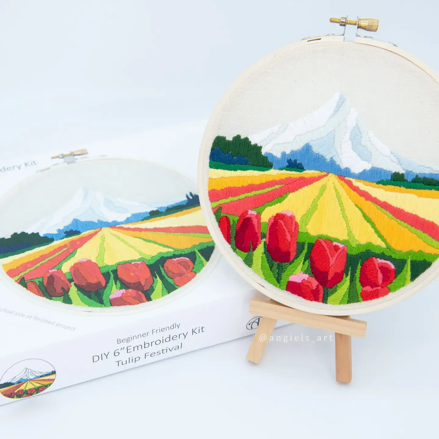 Tulip Festival DIY Embroidery Kit